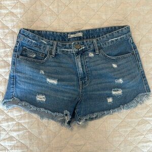 Free People denim shorts